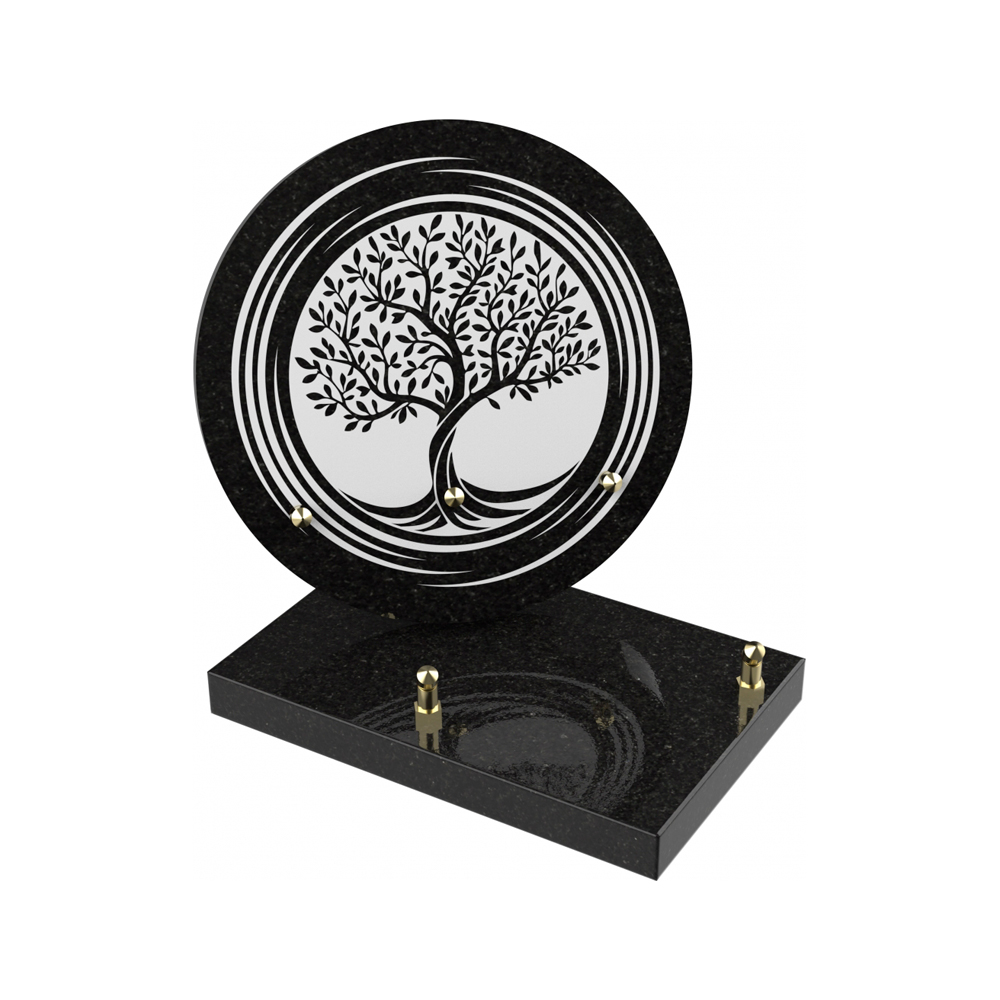 Plaque funéraire CRÉPUSCULE – Plaques Funéraires Créations® – vue complémentaire
