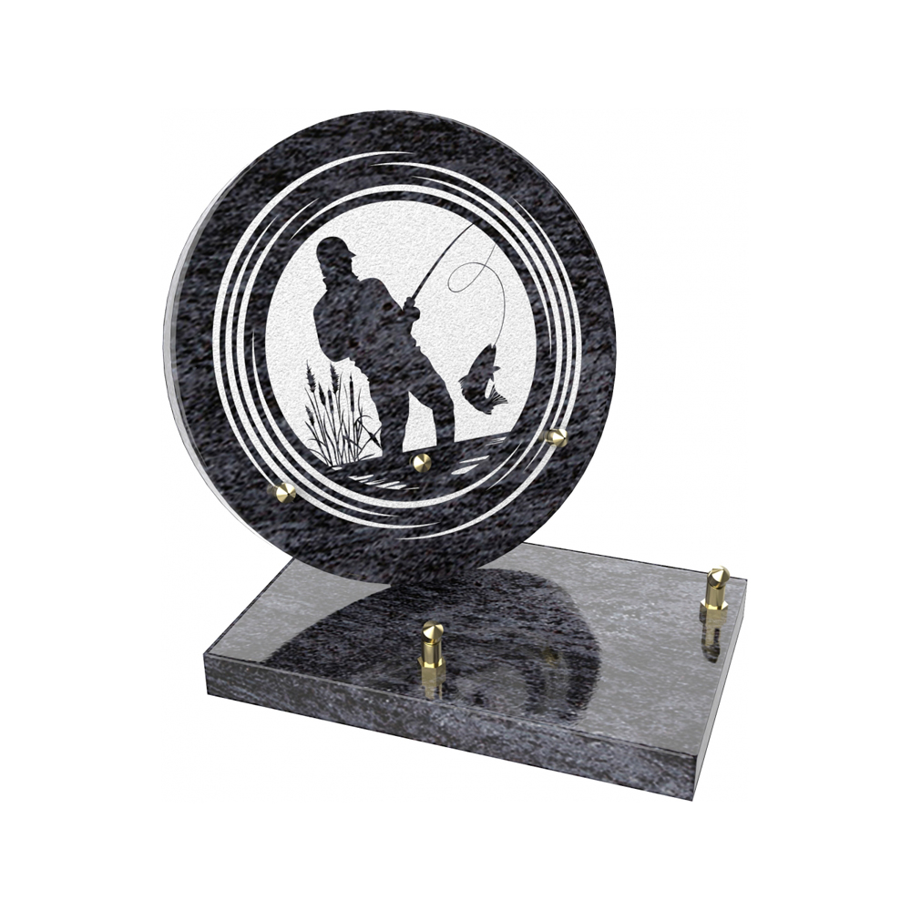 Plaque funéraire CRÉPUSCULE – Plaques Funéraires Créations® – vue complémentaire