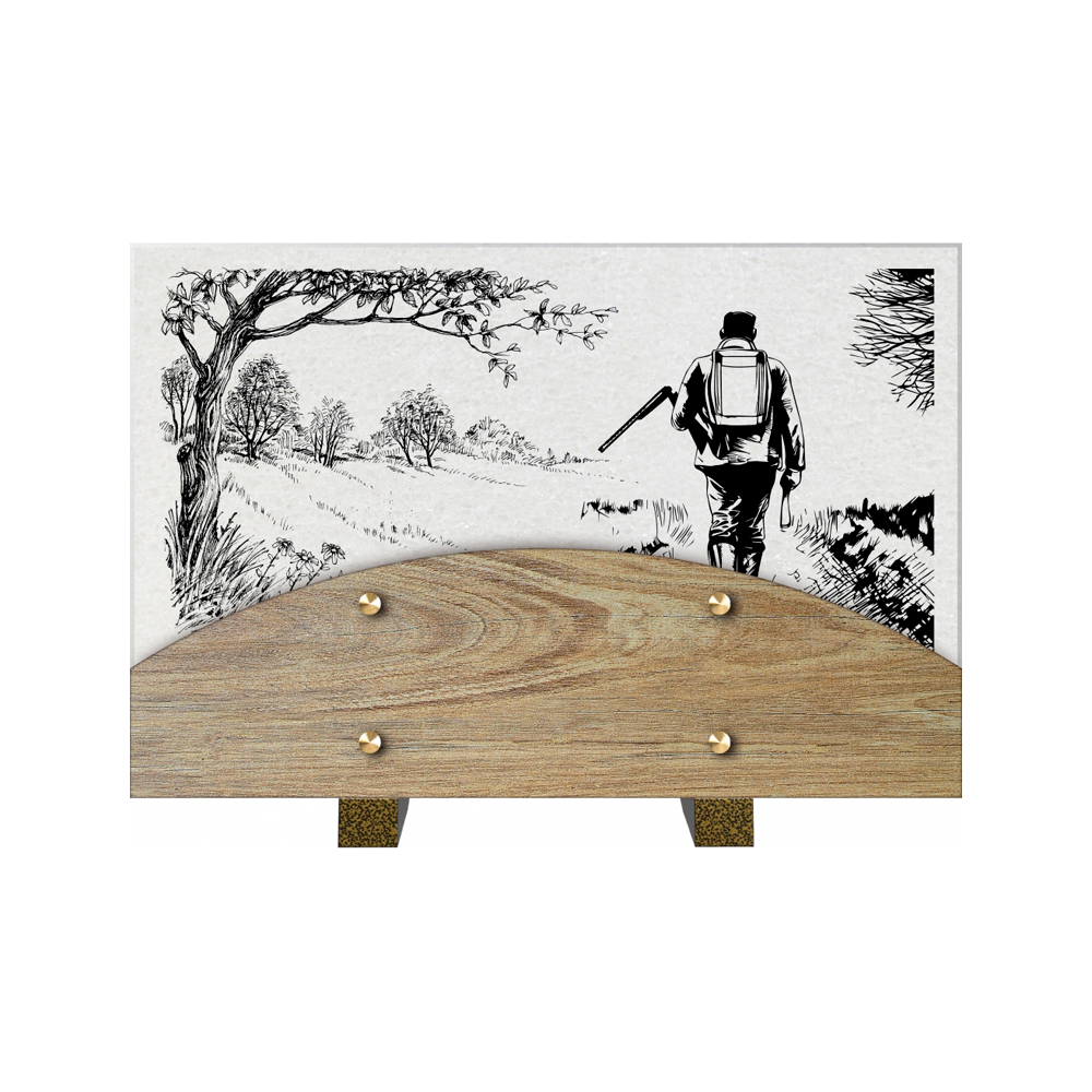 Plaque funéraire PERLE – Plaques Funéraires Créations® – vue complémentaire