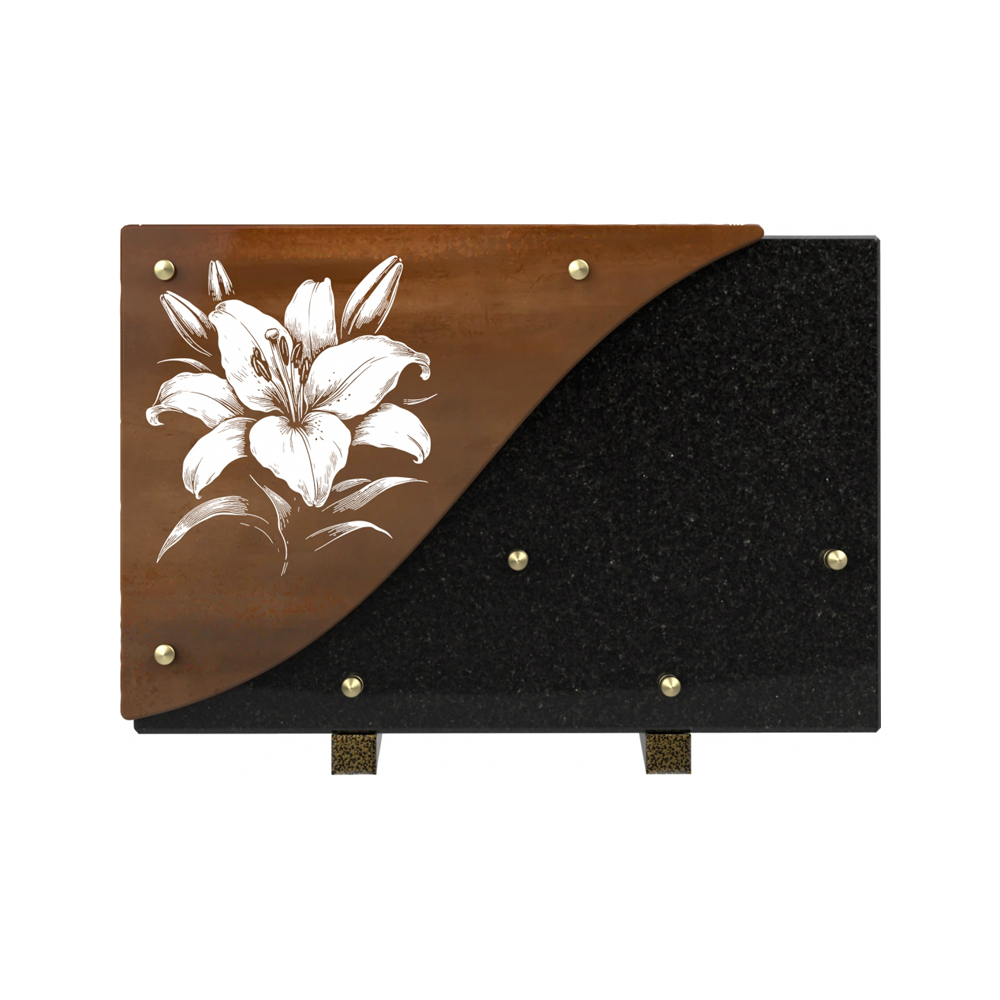 Plaque funéraire CÉRAMOR – Plaques Funéraires Créations® – vue complémentaire