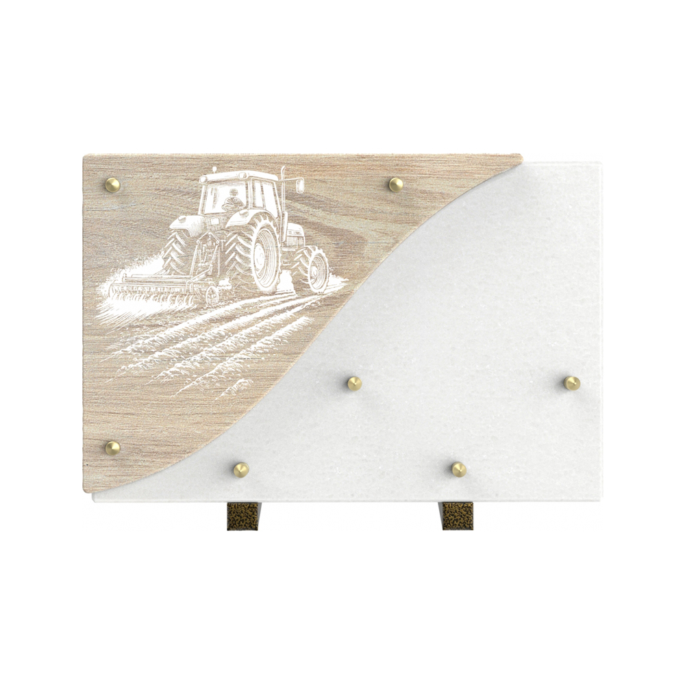 Plaque funéraire CÉRAMOR – Plaques Funéraires Créations® – vue complémentaire
