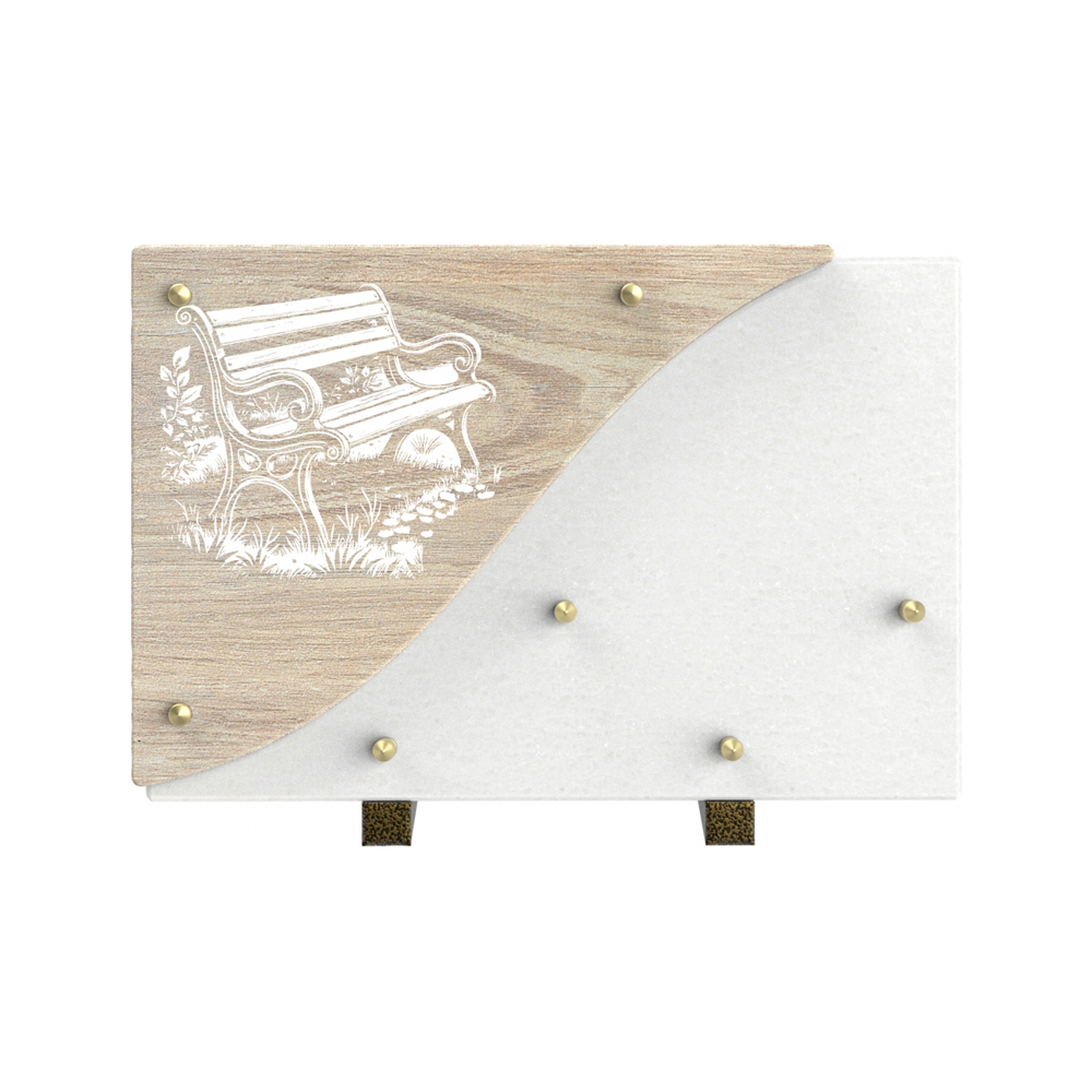 Plaque funéraire CÉRAMOR – Plaques Funéraires Créations® – vue complémentaire