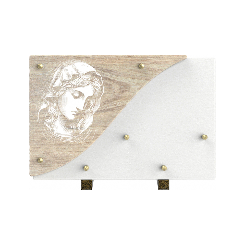 Plaque funéraire CÉRAMOR – Plaques Funéraires Créations® – vue complémentaire