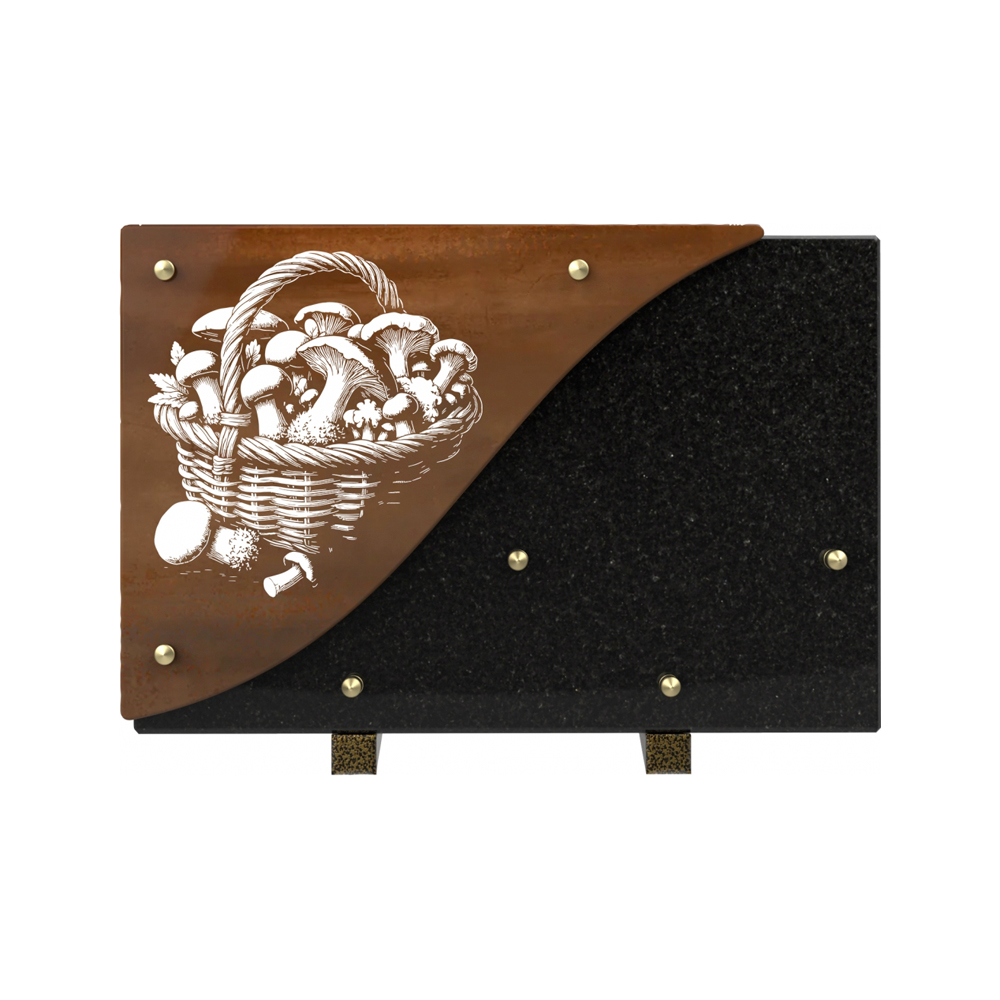 Plaque funéraire CÉRAMOR – Plaques Funéraires Créations® – vue complémentaire