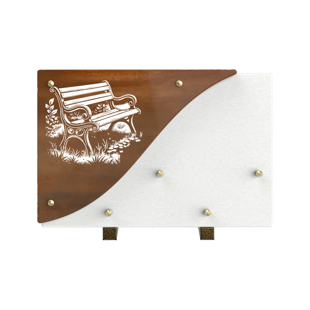 Plaque funéraire CÉRAMOR – Plaques Funéraires Créations® – vue complémentaire