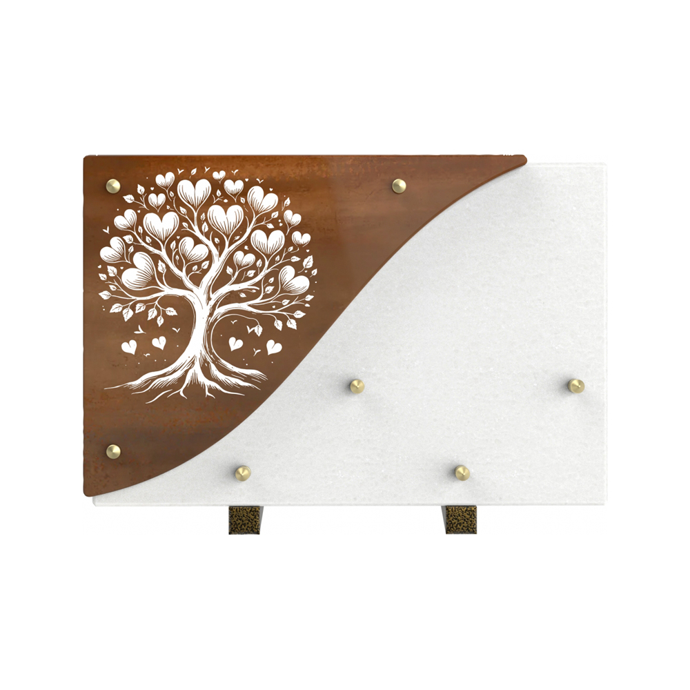 Plaque funéraire CÉRAMOR – Plaques Funéraires Créations® – vue complémentaire
