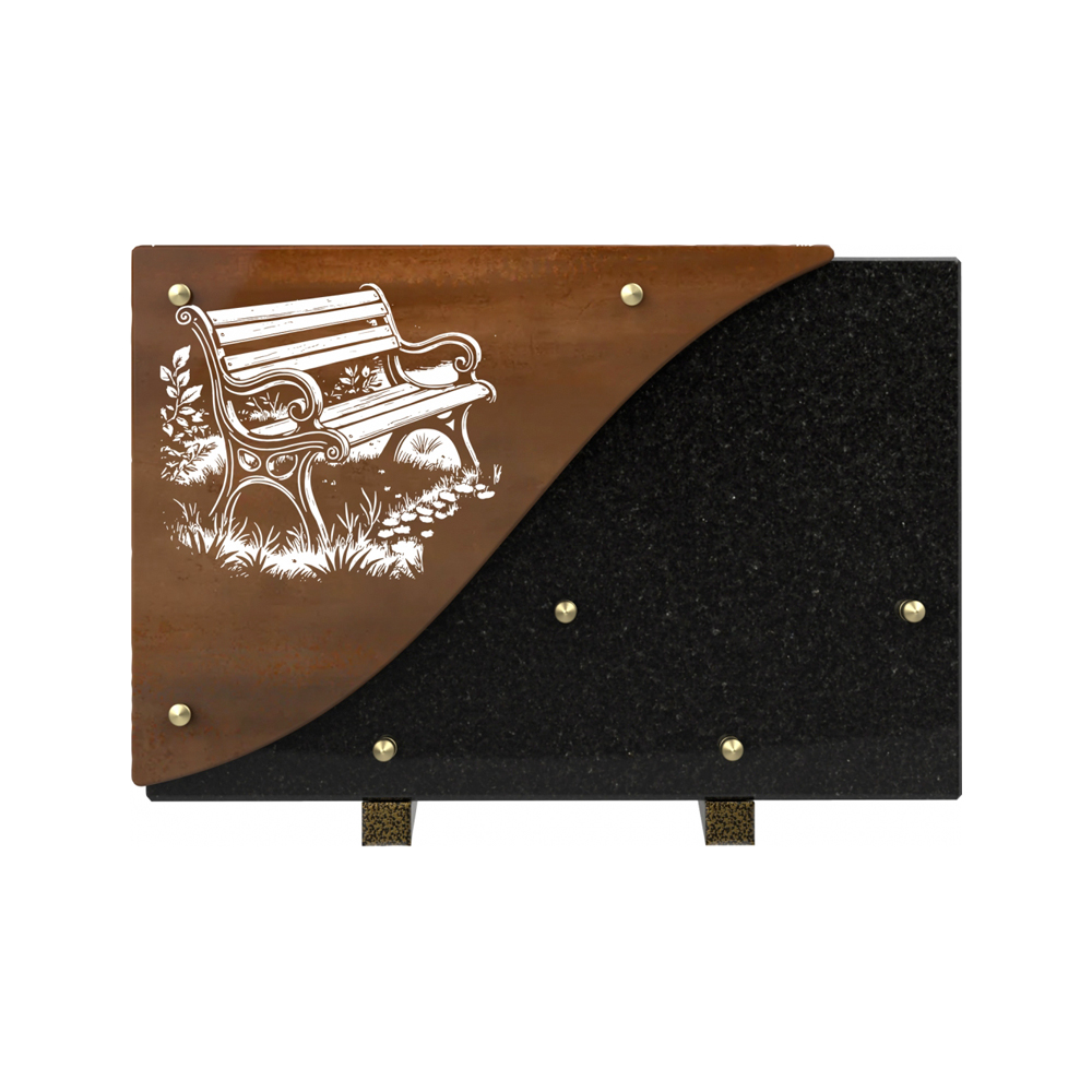 Plaque funéraire CÉRAMOR – Plaques Funéraires Créations® – vue complémentaire