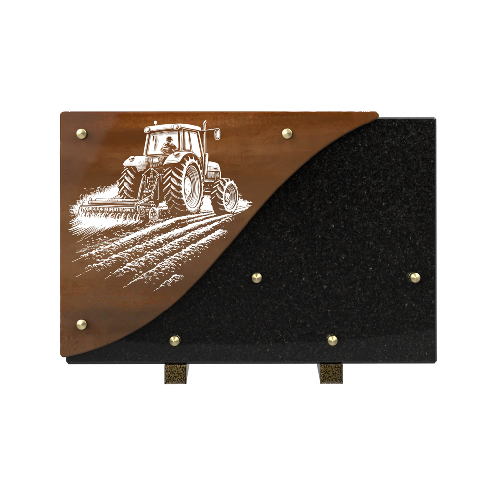 Plaque funéraire CÉRAMOR – Plaques Funéraires Créations® – vue complémentaire