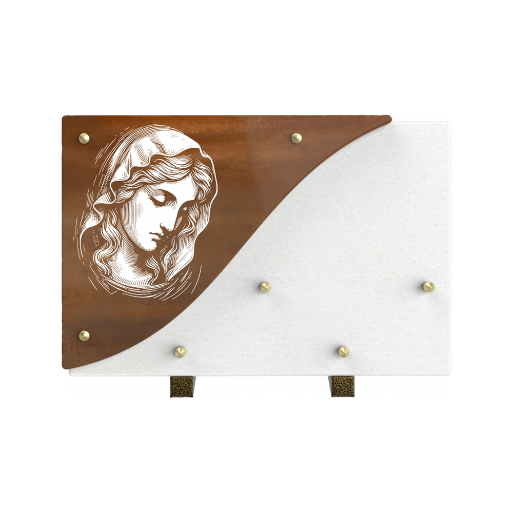 Plaque funéraire CÉRAMOR – Plaques Funéraires Créations® – vue complémentaire