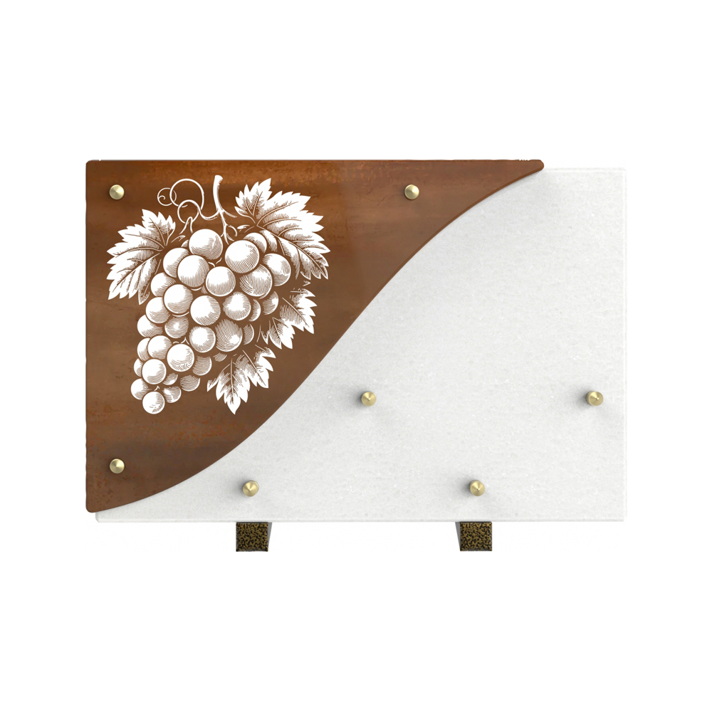 Plaque funéraire CÉRAMOR – Plaques Funéraires Créations® – vue complémentaire