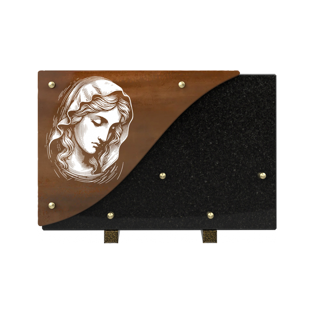 Plaque funéraire CÉRAMOR – Plaques Funéraires Créations® – vue complémentaire