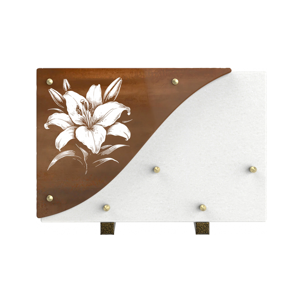 Plaque funéraire CÉRAMOR – Plaques Funéraires Créations® – vue complémentaire