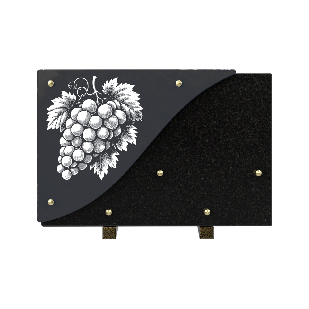 Plaque funéraire CÉRAMOR – Plaques Funéraires Créations® – vue complémentaire