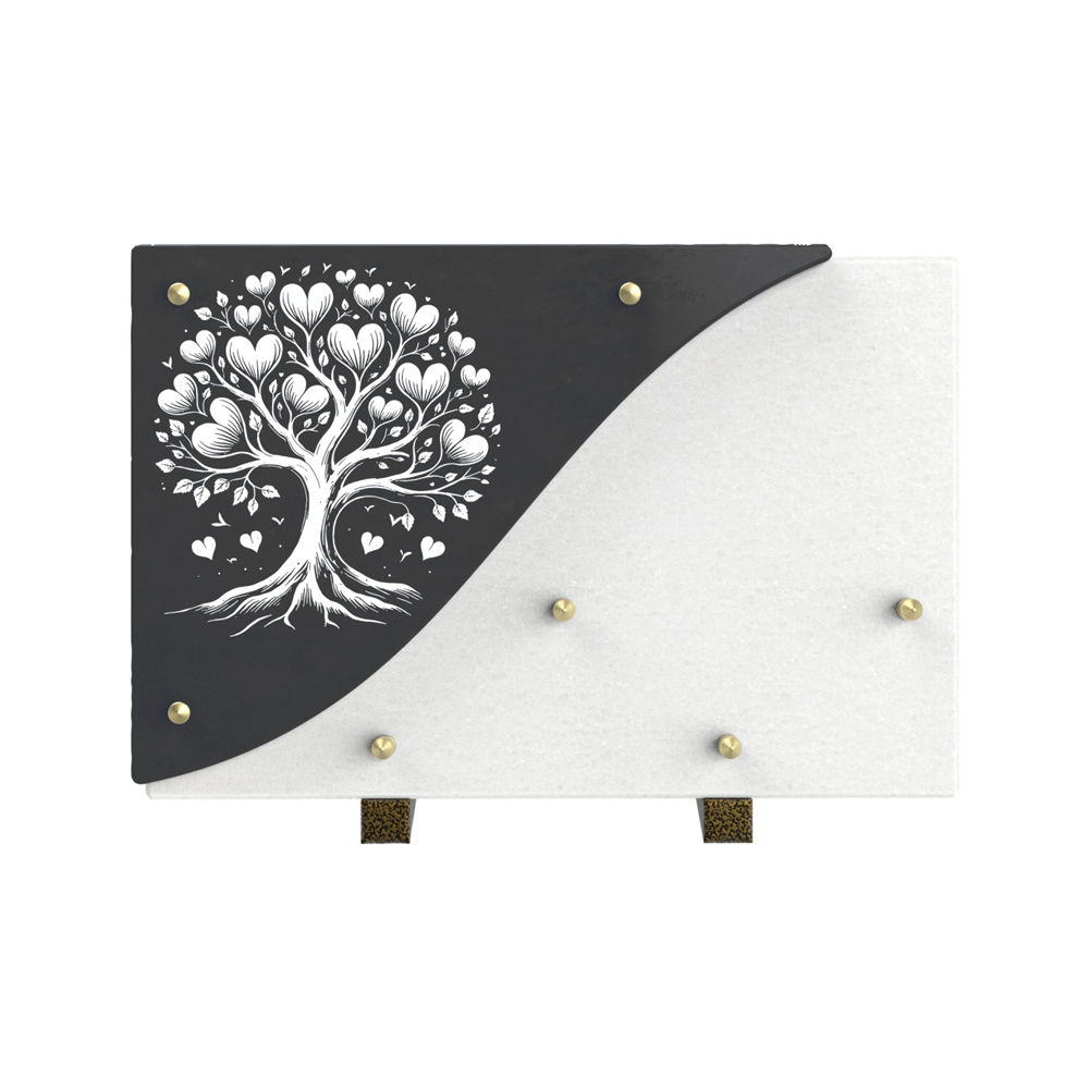 Plaque funéraire CÉRAMOR – Plaques Funéraires Créations® – vue complémentaire