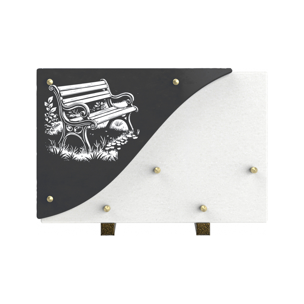 Plaque funéraire CÉRAMOR – Plaques Funéraires Créations® – vue complémentaire