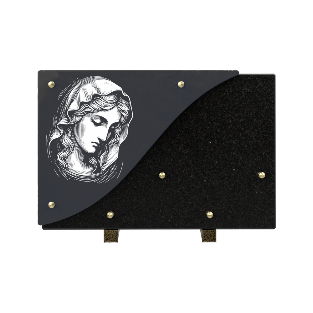 Plaque funéraire CÉRAMOR – Plaques Funéraires Créations® – vue complémentaire