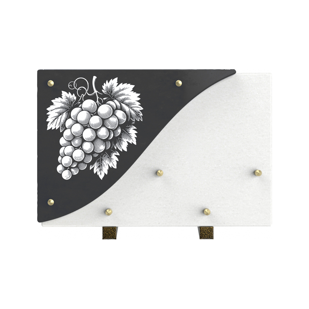 Plaque funéraire CÉRAMOR – Plaques Funéraires Créations® – vue complémentaire