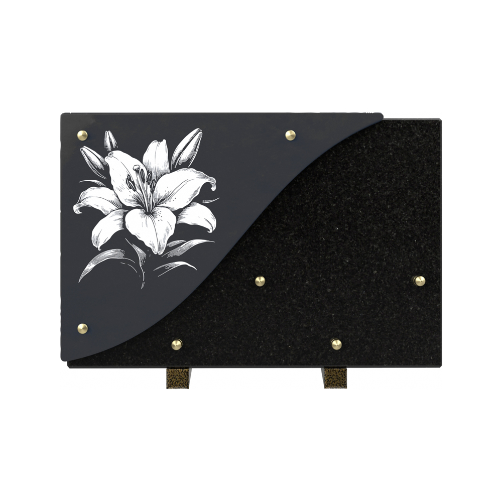 Plaque funéraire CÉRAMOR – Plaques Funéraires Créations® – vue complémentaire
