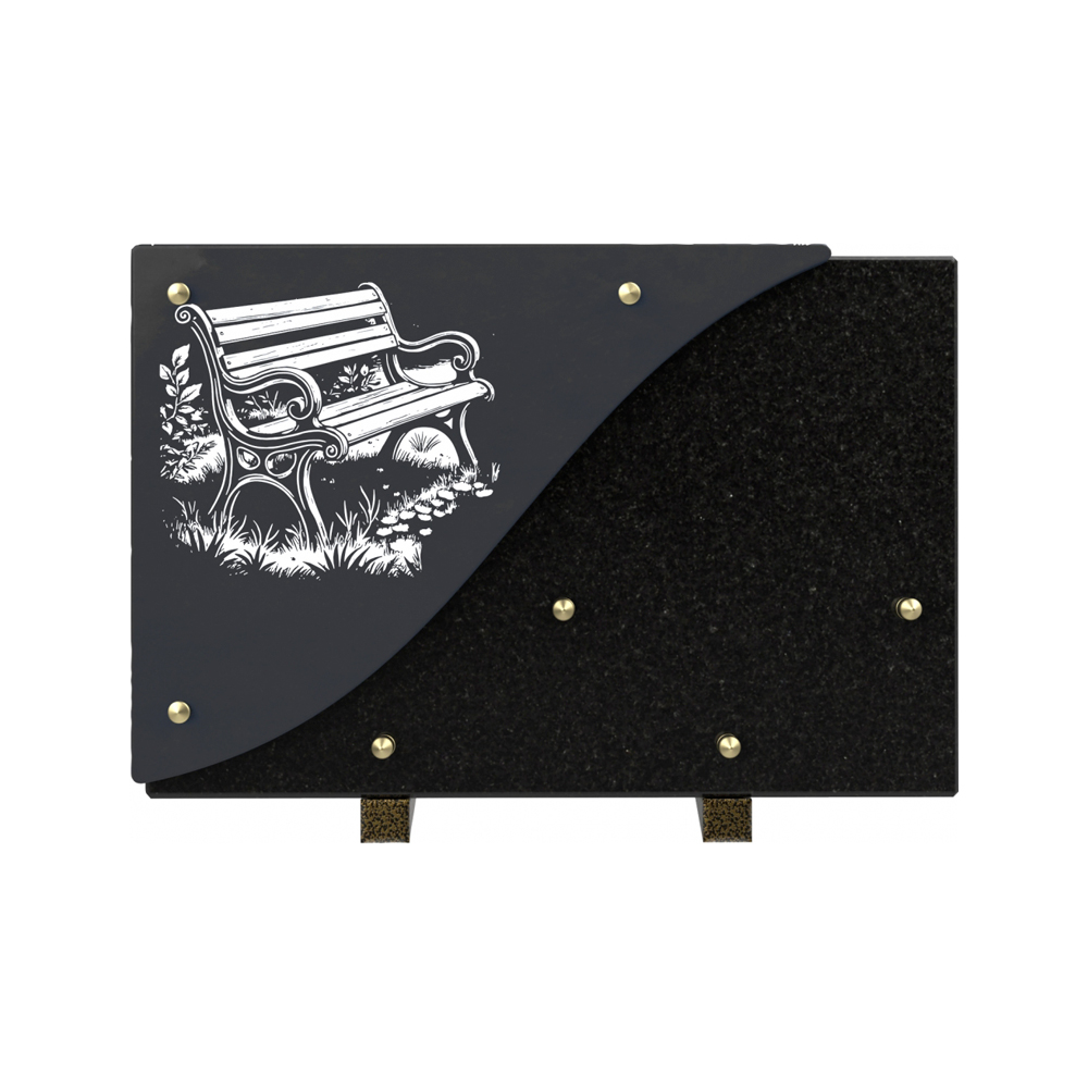 Plaque funéraire CÉRAMOR – Plaques Funéraires Créations® – vue complémentaire