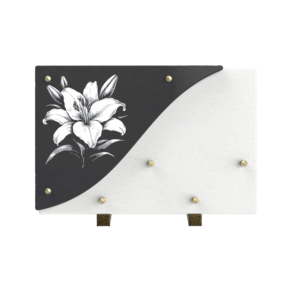 Plaque funéraire CÉRAMOR – Plaques Funéraires Créations® – vue complémentaire
