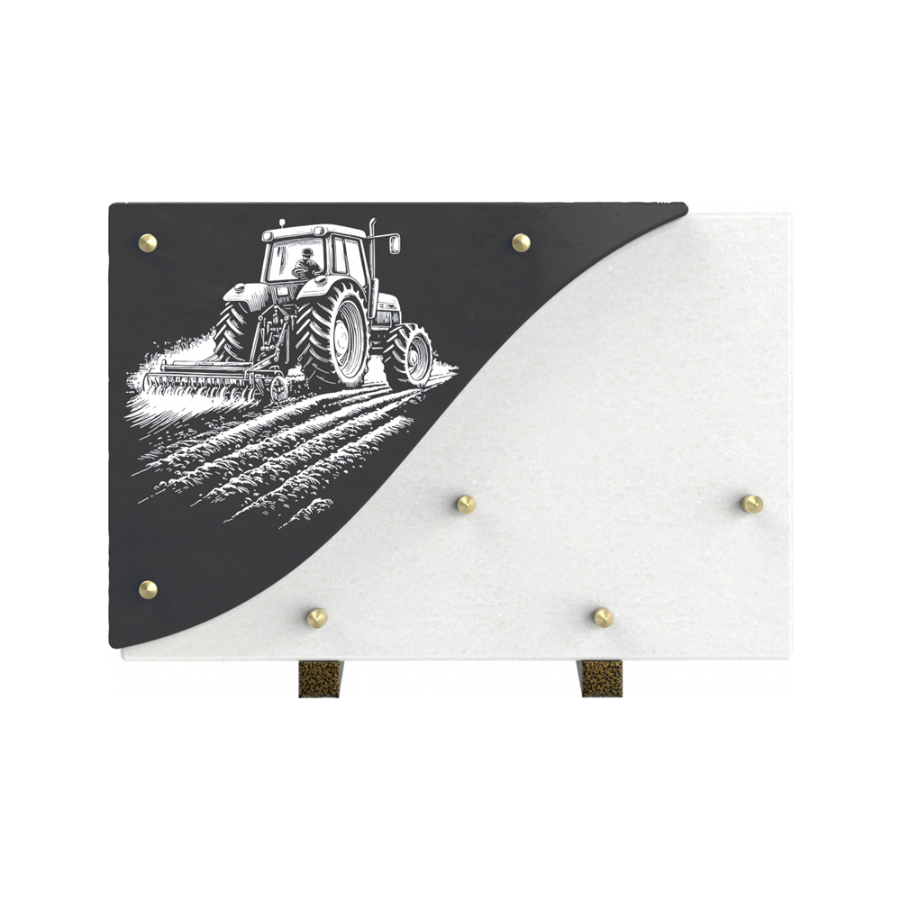 Plaque funéraire CÉRAMOR – Plaques Funéraires Créations® – vue complémentaire