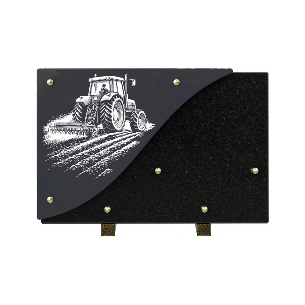 Plaque funéraire CÉRAMOR – Plaques Funéraires Créations® – vue complémentaire