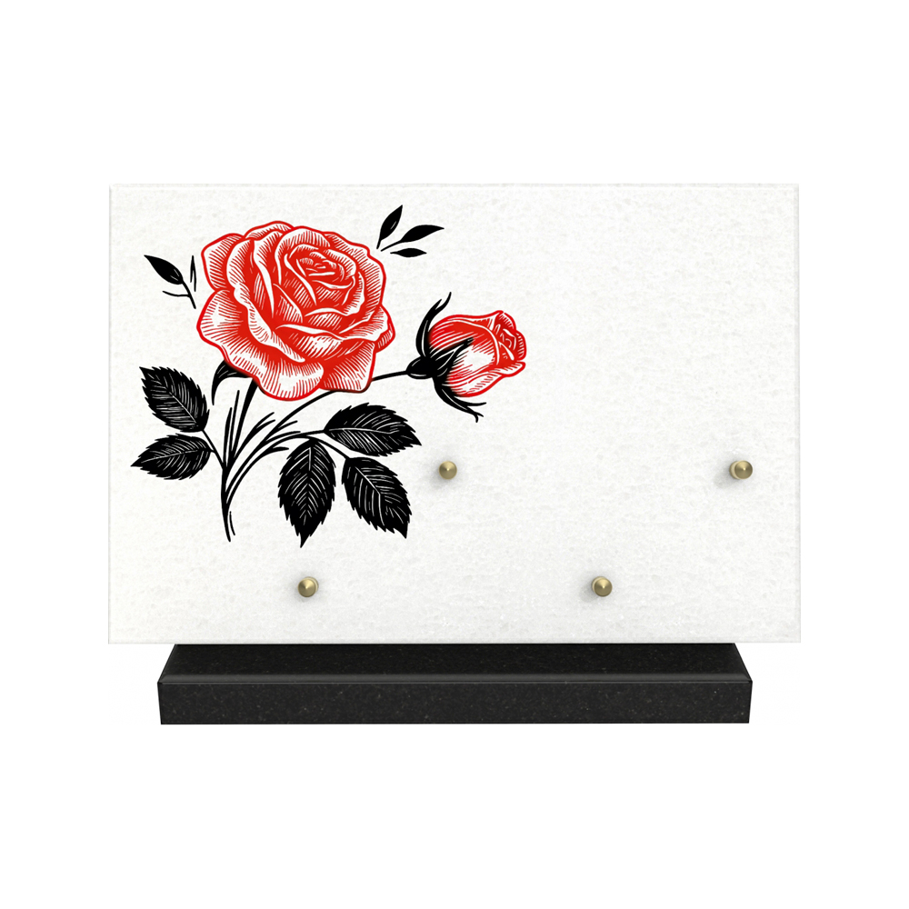 Plaque funéraire RUBALYS – Plaques Funéraires Créations® – vue complémentaire