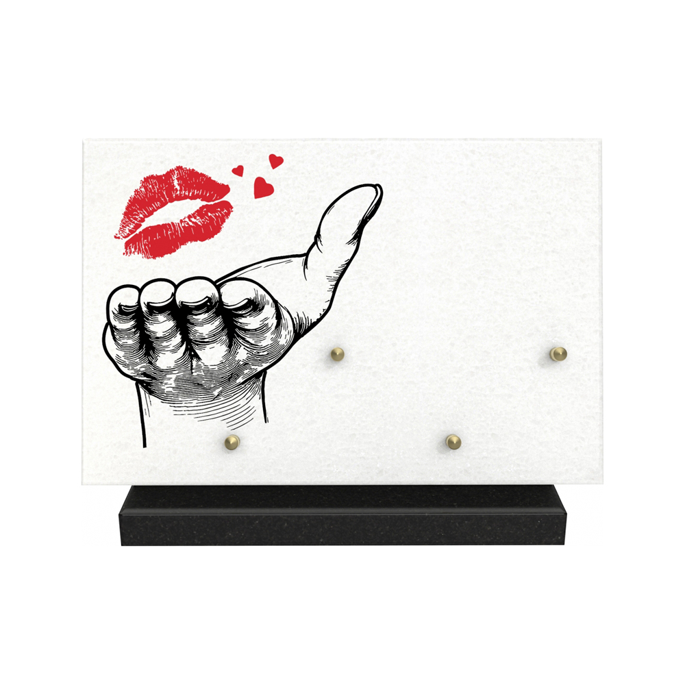 Plaque funéraire RUBALYS – Plaques Funéraires Créations® – vue complémentaire