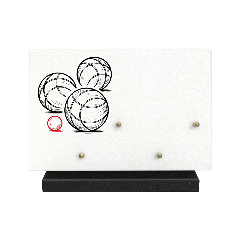 Plaque funéraire RUBALYS – Plaques Funéraires Créations® – vue complémentaire