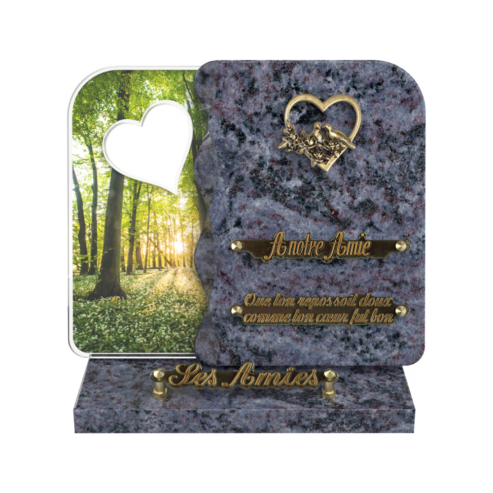 Plaque funéraire NEXUS – Plaques Funéraires Créations® – vue complémentaire
