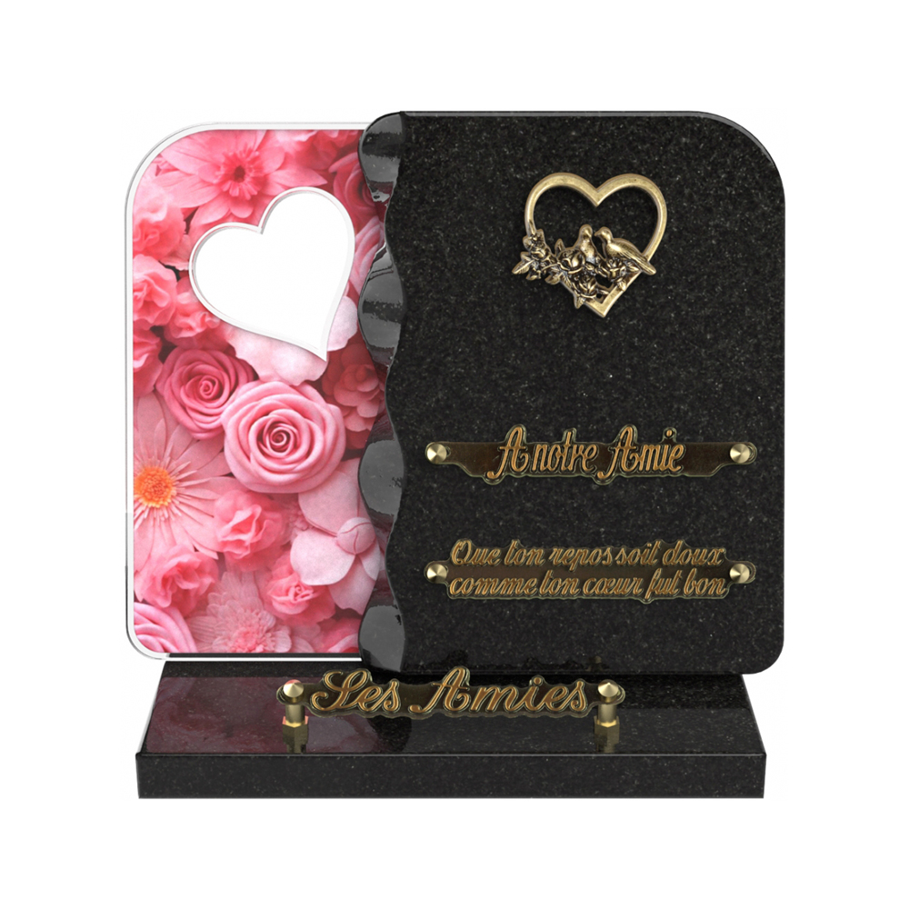 Plaque funéraire NEXUS – Plaques Funéraires Créations® – vue complémentaire
