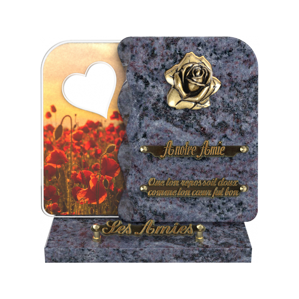 Plaque funéraire NEXUS – Plaques Funéraires Créations® – vue complémentaire