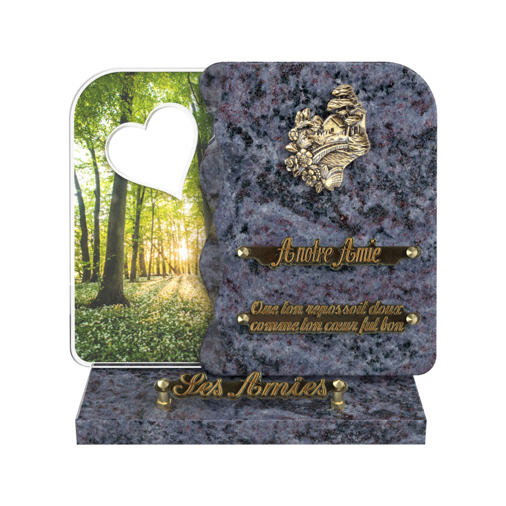 Plaque funéraire NEXUS – Plaques Funéraires Créations® – vue complémentaire