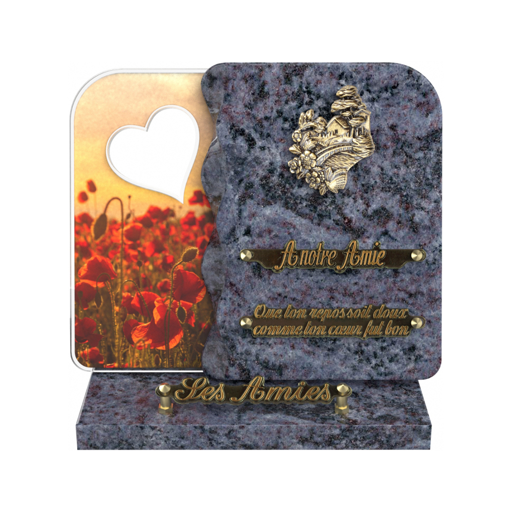 Plaque funéraire NEXUS – Plaques Funéraires Créations® – vue complémentaire