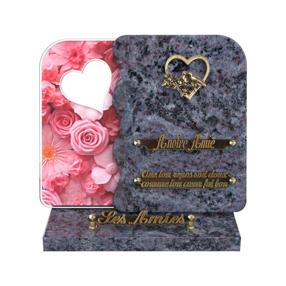 Plaque funéraire NEXUS – Plaques Funéraires Créations® – vue complémentaire