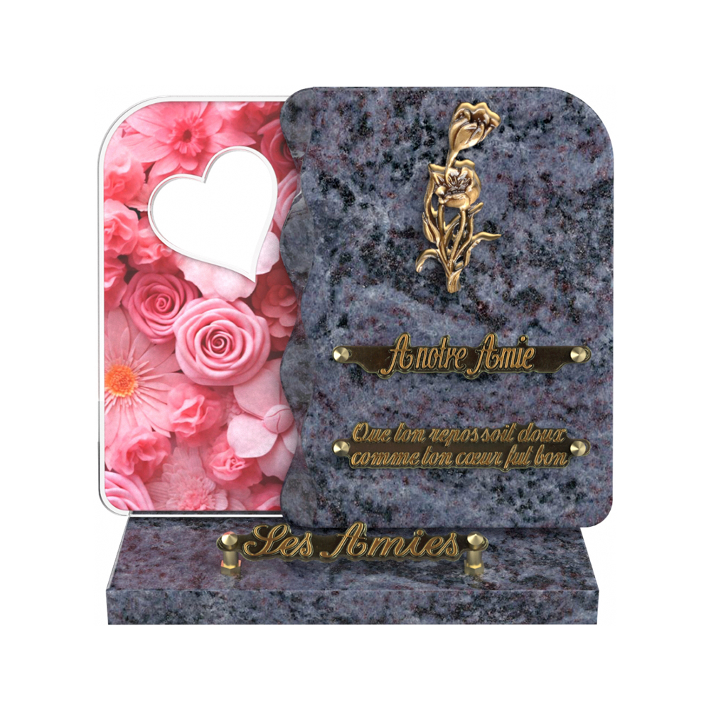 Plaque funéraire NEXUS – Plaques Funéraires Créations® – vue complémentaire