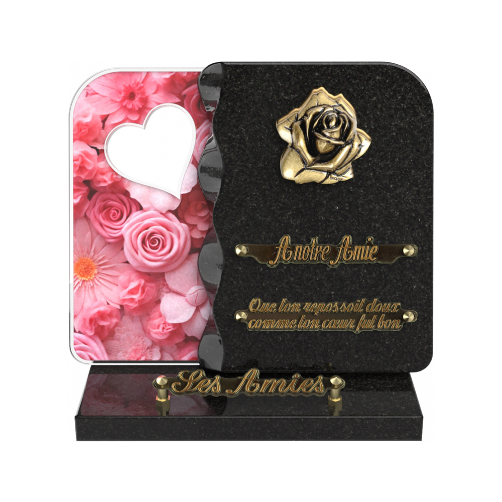 Plaque funéraire NEXUS – Plaques Funéraires Créations® – vue complémentaire