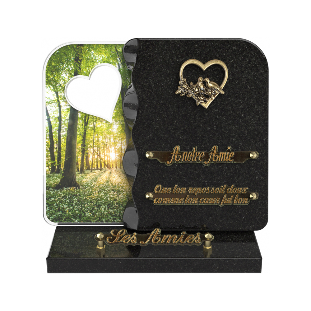 Plaque funéraire NEXUS – Plaques Funéraires Créations® – vue complémentaire