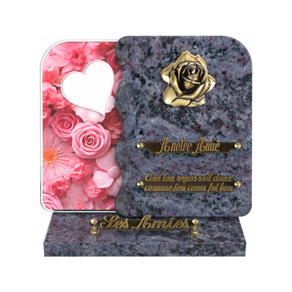 Plaque funéraire NEXUS – Plaques Funéraires Créations® – vue complémentaire