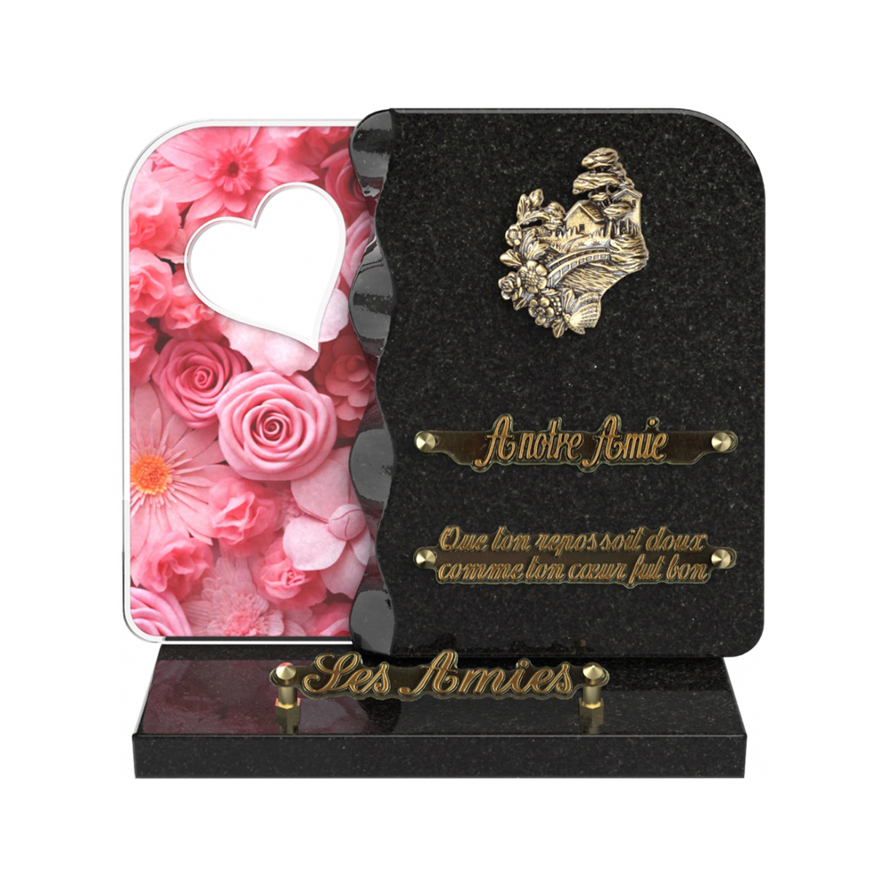 Plaque funéraire NEXUS – Plaques Funéraires Créations® – vue complémentaire