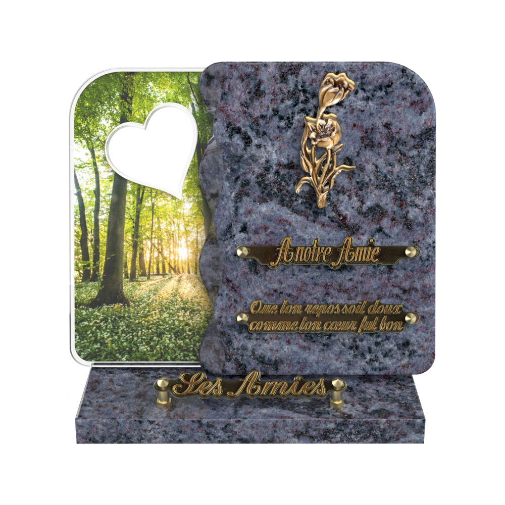 Plaque funéraire NEXUS – Plaques Funéraires Créations® – vue complémentaire