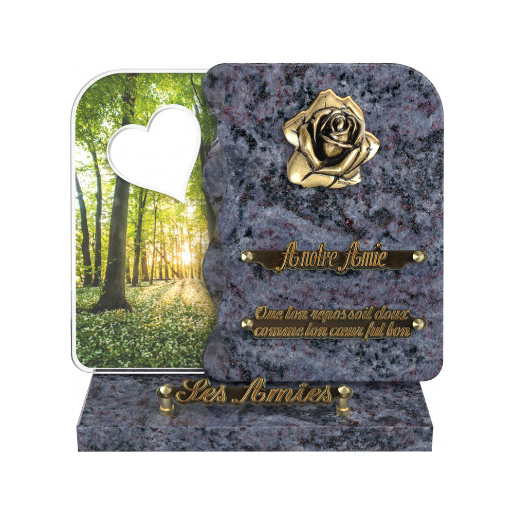 Plaque funéraire NEXUS – Plaques Funéraires Créations® – vue complémentaire
