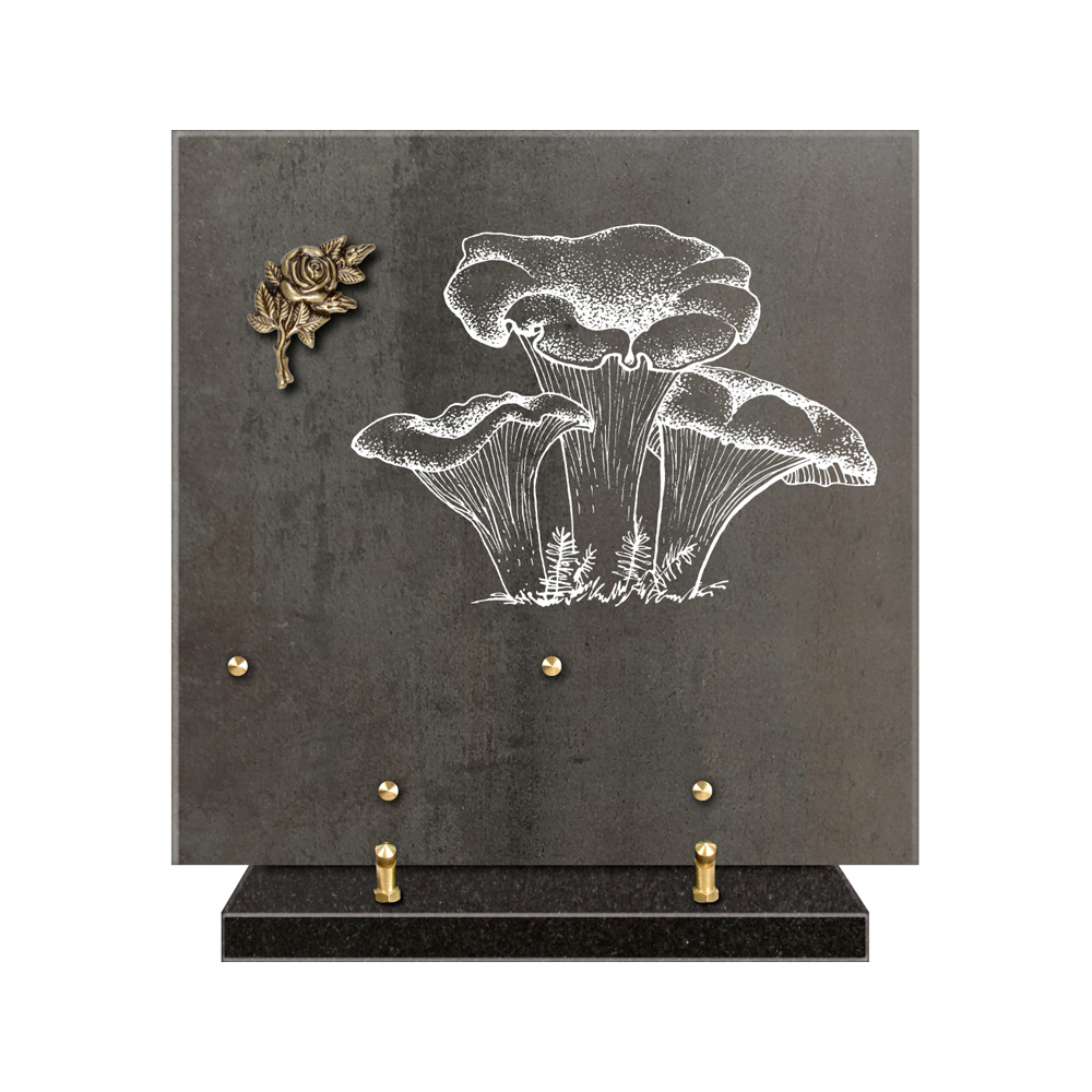 Plaque funéraire ANTHRACITE – Plaques Funéraires Créations® – vue complémentaire