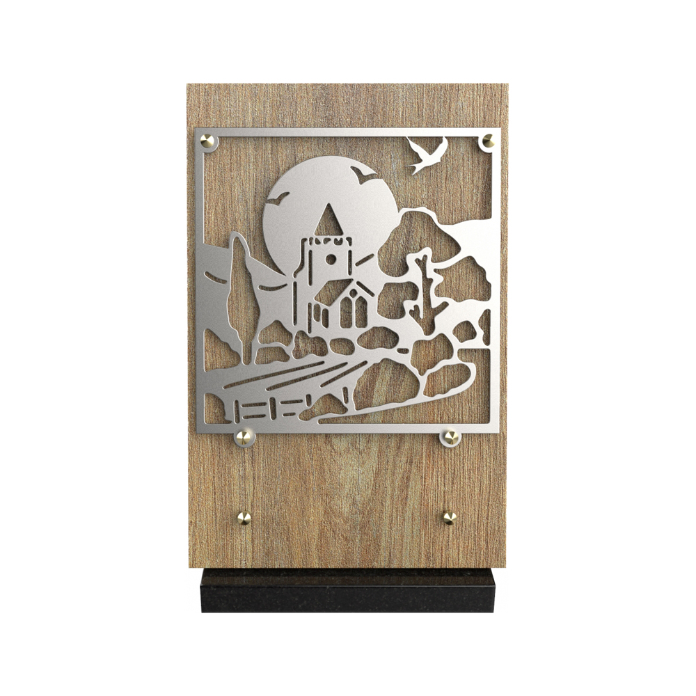 Plaque funéraire FORGE – Plaques Funéraires Créations® – vue complémentaire