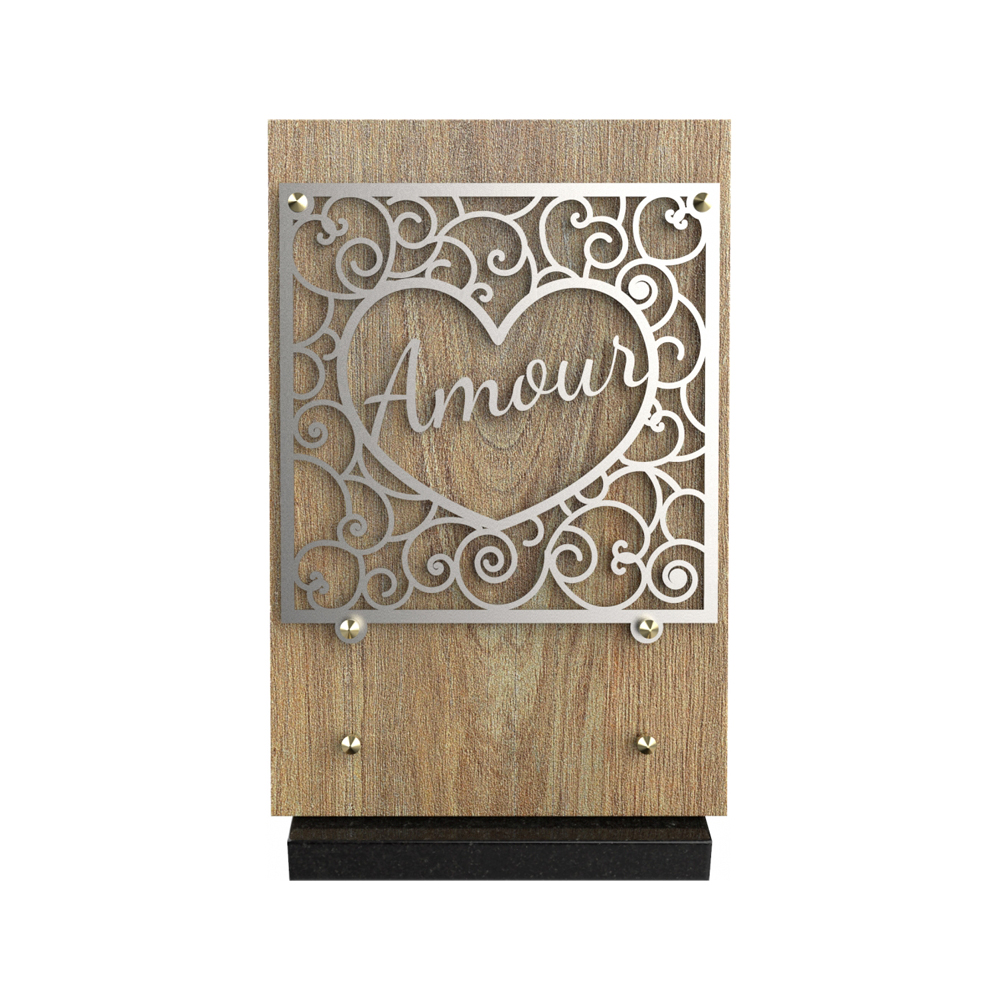 Plaque funéraire FORGE – Plaques Funéraires Créations® – vue complémentaire
