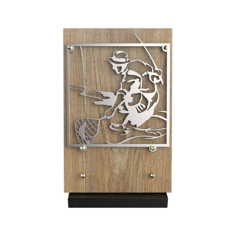 Plaque funéraire FORGE – Plaques Funéraires Créations® – vue complémentaire