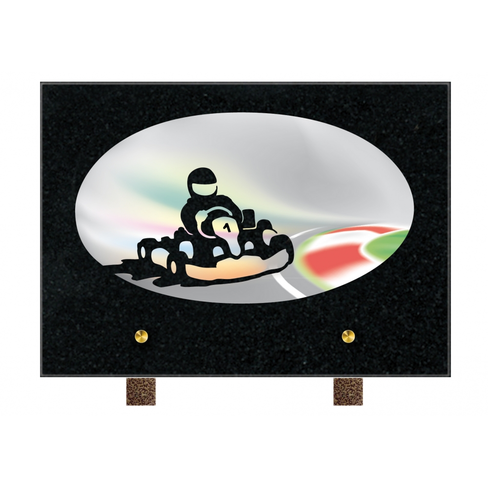 Plaque funéraire PASTEL à THÈME – Plaques Funéraires Créations® – vue complémentaire