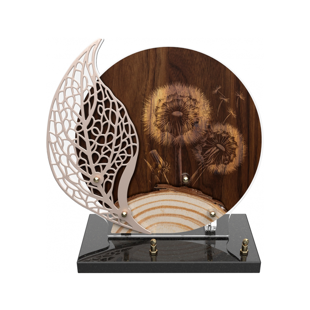 Plaque funéraire NATURALIA – Plaques Funéraires Créations® – vue complémentaire