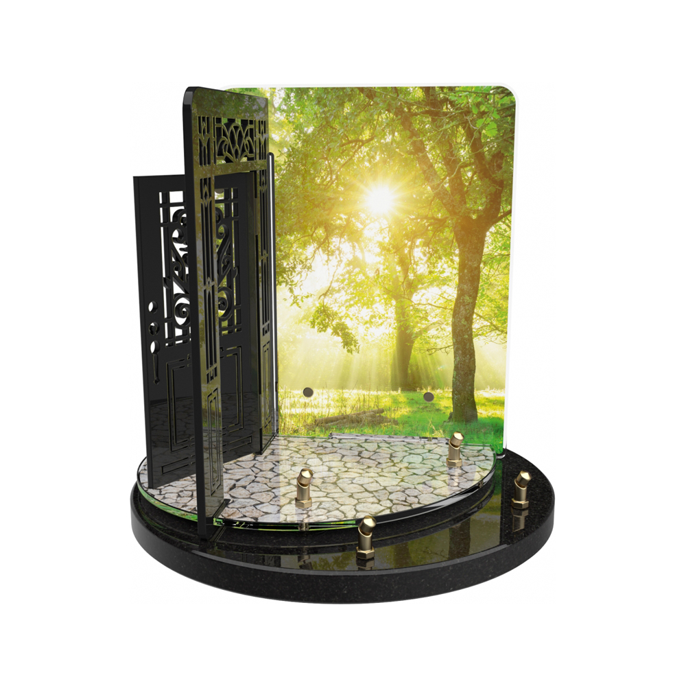 Plaque funéraire VIAORA – Plaques Funéraires Créations® – vue complémentaire