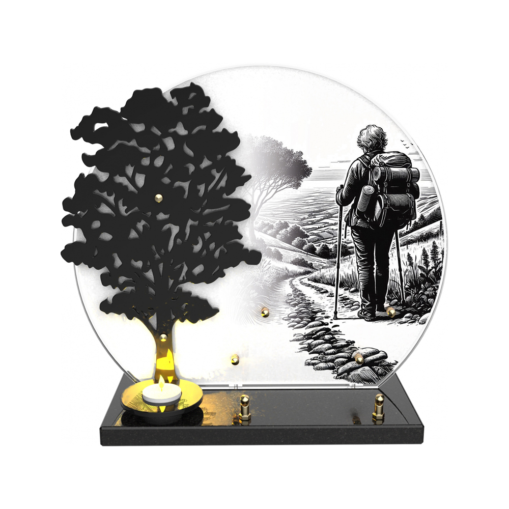 Plaque funéraire CANDORA – Plaques Funéraires Créations® – vue complémentaire